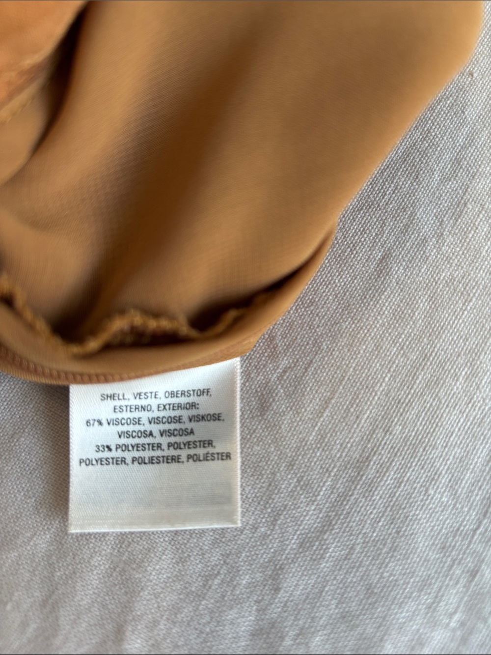 High-Rise Tie-Waist Rust Brown Women's pants ( baggy leg fit) - Picture 6 of 6